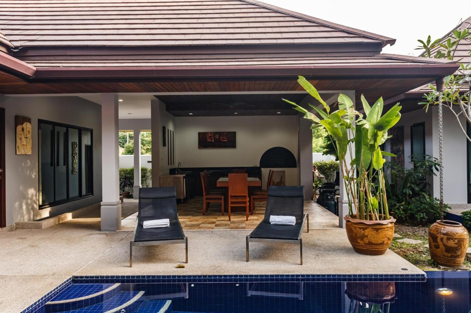 Frangipani Pool Villa - Garden, Bbq & Maid Nai Harn Extérieur photo