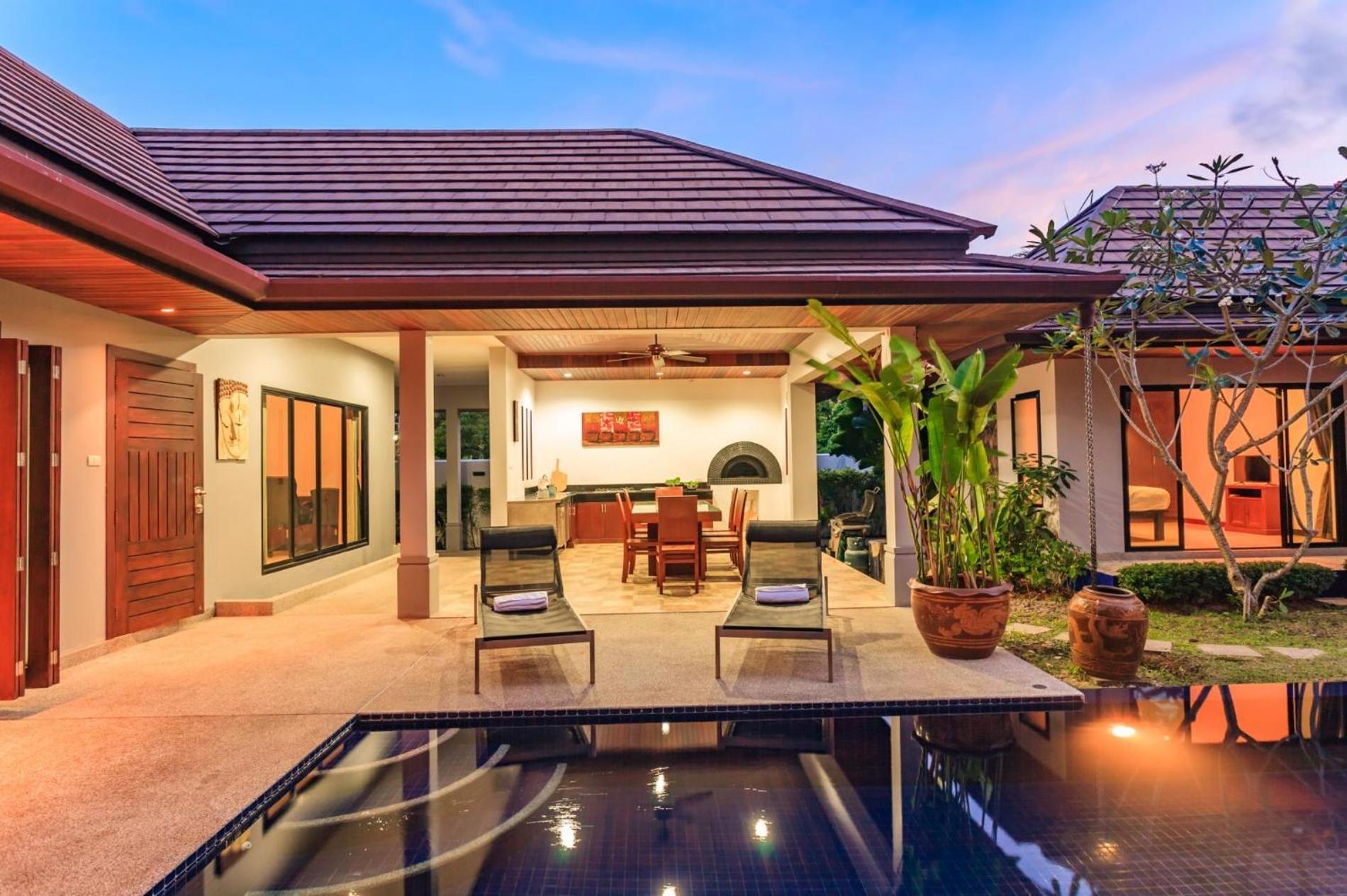 Frangipani Pool Villa - Garden, Bbq & Maid Nai Harn Extérieur photo